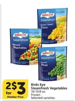 Albertsons Birds Eye Steamfresh Vegetables offer