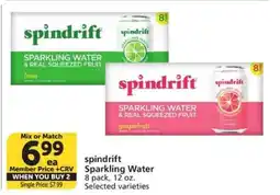 Albertsons Spindrift Sparkling Water offer