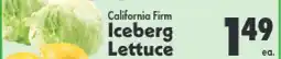 Marino's Supermarket California Firm Iceberg Lettuce offer