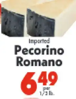 Marino's Supermarket Pecorino Romano offer