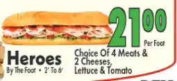 Marino's Supermarket Heroes offer