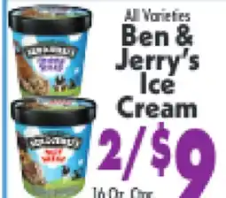 Marino's Supermarket All Varieties Ben & Jerry's Ice Cream offer