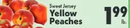 Marino's Supermarket Sweet Jersey Yellow Peaches offer