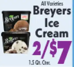 Marino's Supermarket All Varieties Breyers Ice Cream offer