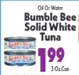 Marino's Supermarket Bumble Bee Solid White Tuna offer