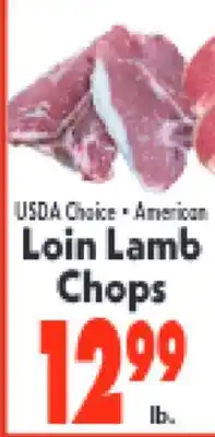 Marino's Supermarket USDA Choice • American Loin Lamb Chops offer