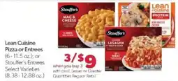 Family Fare Lean Cuisine Pizza or Entrees offer