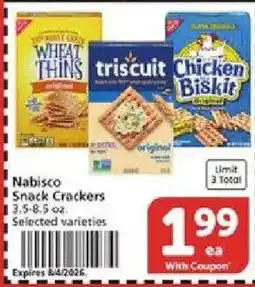 Vons Nabisco Snack Crackers offer
