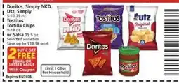 Vons Doritos, Simply NKD, Utz, Simply, Tostitos, Tortilla Chips or Salsa offer