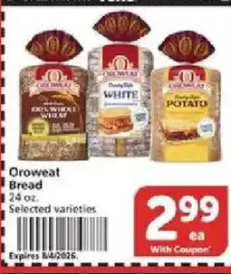 Vons Oroweat Bread offer