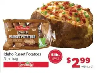 Family Fare Our Family Idaho Russet Potatoes offer
