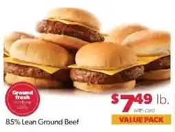 Family Fare 85% Lean Ground Beef offer