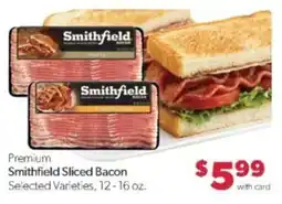 Family Fare Smithfield Sliced Bacon offer