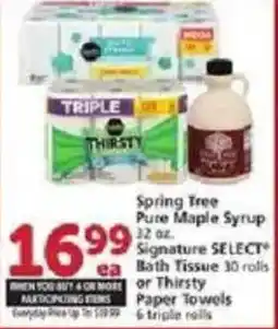 Vons Spring Tree Pure Maple Syrup offer