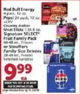 Vons Red Bull Energy offer