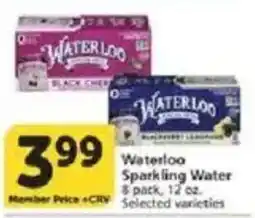 Vons Waterloo Sparkling Water offer
