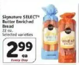 Vons Signature Select Butter Enriched Bread offer