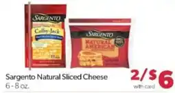 Family Fare Sargento natural sliced cheese offer
