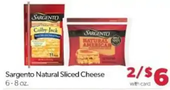 Family Fare Sargento natural sliced cheese offer
