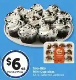 Vons Two-Bite Mini Cupcakes offer