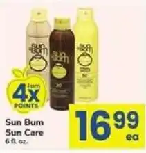 Safeway Sun Bum Sun Care offer