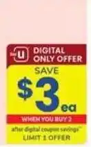 Safeway Digital only offer offer