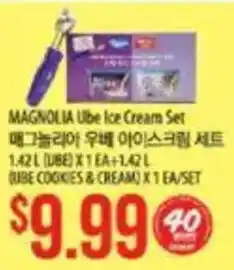 Hmart Magnolia Ube Ice Cream Set offer