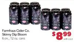 Family Fare Farmhaus Cider Co. Skinny Dip Bloom offer