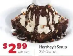 Family Fare Hershey's Syrup offer
