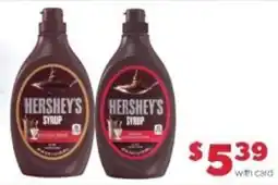 Family Fare Hershey's syrup offer
