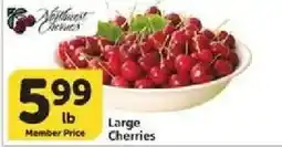 Vons Whitewest Cherries Large Cherries offer