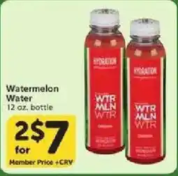 Vons Hydration Watermelon Water offer