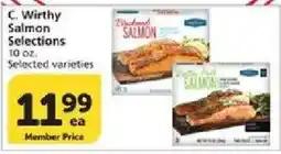 Vons C. Wirthy Salmon Selections offer