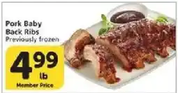 Vons Pork Baby Back Ribs offer