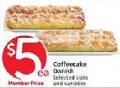 Vons Coffecake Danish offer