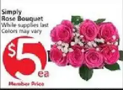 Vons Simply Rose Bouquet offer