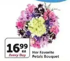 Vons Her Favorite Petals Bouquet offer