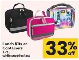 Safeway Lunch Kits or Containers offer
