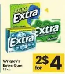 Safeway Wrigley's Extra Gum offer