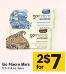 Safeway Go Macro Bars offer