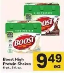 Safeway Boost High Protein Shakes offer