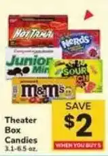 Safeway Theater Box Candies offer