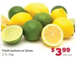 Family Fare Fresh Lemons or Limes offer