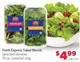 Family Fare Fresh Express Salad Blends offer