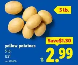 Lidl yellow potatoes offer