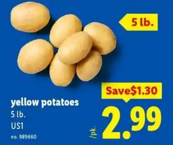 Lidl yellow potatoes offer