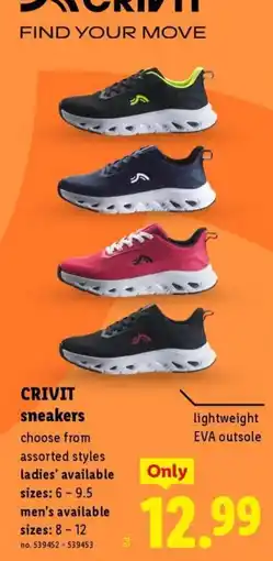 Lidl Crivit sneakers offer