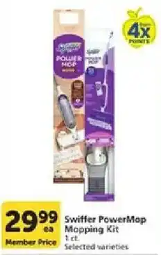 Vons Swiffer PowerMop Mopping Kit offer
