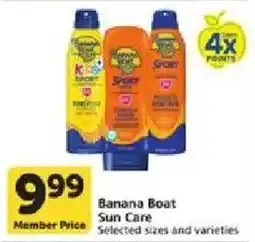 Vons Banana Boat Sun Care offer