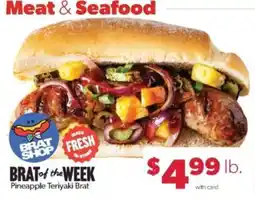Family Fare Brat Shop Brat of the Week offer